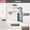 Delta Faucet Ara Single Hole Bathroom Faucet, Single Handle Bathroom Faucet Chrome, Bathroom Sink Faucet, Chrome 567LF-MPU - Image 2