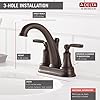 Delta Faucet Woodhurst 2-Handle Centerset Bathroom, Venetian Bronze (2532LF-RBMPU-R) - Image 3