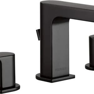 Peerless matte black bathroom faucet | Tavomart