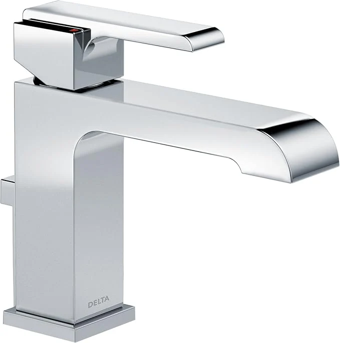 Delta Faucet Ara Single Hole Bathroom Faucet, Single Handle Bathroom Faucet Chrome, Bathroom Sink Faucet, Chrome 567LF-MPU - Image 3